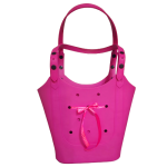 New Design Bogg bag with Bogg Phone Holder and free Jibbitz-Hot Pink - Image 6