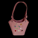 New Design Bogg bag with Bogg Phone Holder and free Jibbitz-Dusty Pink