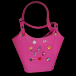 New Design Bogg bag with Bogg Phone Holder and free Jibbitz-Hot Pink