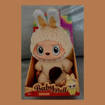 Big Singing Lafufu with Glittery Eyes-Cream Brown