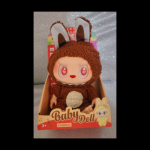 Big Singing Lafufu with Glittery Eyes-Dark Brown