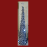 Foldable Pop-Up Christmas Tree with free Star Topper-Silver 1.8M - Image 4