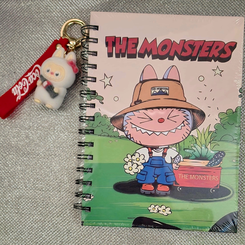 labubu notebook c notebook and keychain