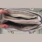 Stylish Bag with with Rhinestone keychain-Lilac - Image 2